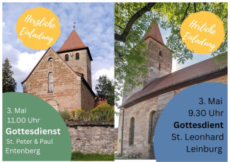 Plakat Sonntagsgottesdienste