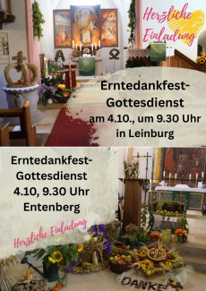 Erntedankplakate