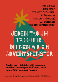 Poster für Fensteröffnung